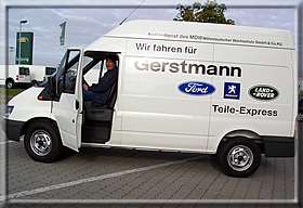 Mitteldeutscher Wachschutz SICHERHEITSTRANSPORTE Ersatzteilkurier