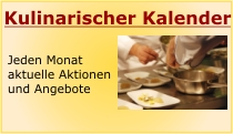 Kulinarischer Kalender