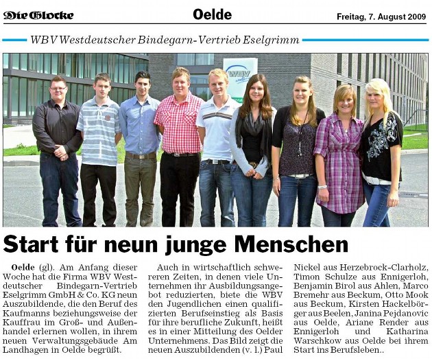 Auszubildende 2009