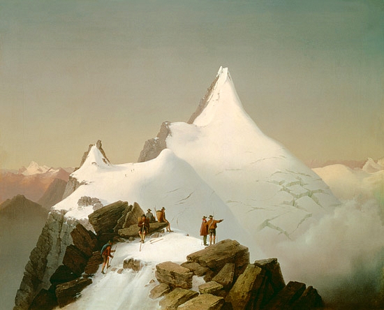 Markus Pernhart "Gro&szlig;glockner" (1857) Ktn. Landesgalerie, Klagenfurt