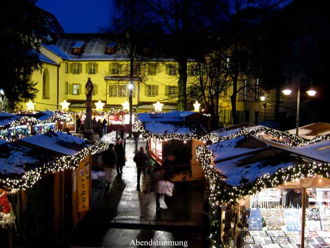 Weihnachtsstimmung am Abend