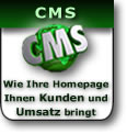 Info´s über CMS Homepage und Online Shop