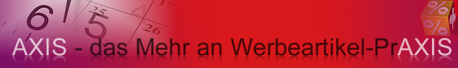 Werbeartikel Gro&szlig;handel  AXIS Werbeartikel