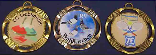 Vereinsbedarf Fisch Kellberg - Medaille 9092 gold, silber, bronze
