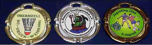 Vereinsbedarf Fisch Kellberg - Medaille 9095 gold, silber, bronze