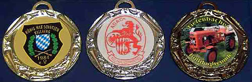 Vereinsbedarf Fisch Kellberg - Medaille 8802 gold, silber, bronze
