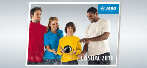 JAKO Teamsport-Ausr&uuml;stungen, Teamsport-Kollektionen, Sportbekleidung Katalog Casual