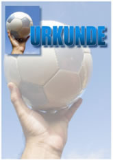 Vereinsbedarf Fisch in Kellberg bei Passau - Sport-Urkunde Handball - im A4-Format - PC-geeignet