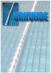 Vereinsbedarf Fisch in Kellberg bei Passau - Sport-Urkunde Schwimmen - im A4-Format - PC-geeignet