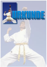 Vereinsbedarf Fisch in Kellberg bei Passau - Sport-Urkunde Karate - im A4-Format - PC-geeignet