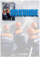Vereinsbedarf Fisch in Kellberg bei Passau - Sport-Urkunde Jugend Feuerwehr - im A4-Format - PC-geeignet