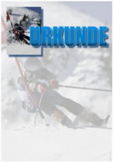 Vereinsbedarf Fisch in Kellberg bei Passau - Sport-Urkunde Slalom - im A4-Format - PC-geeignet
