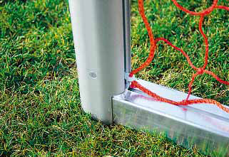 Alu-Fu&szlig;balltore von Haspo, transportabel 8, Tore und Zubeh&ouml;r