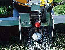 Haspo Nassmarkierwagen Standard mit Druckregulierung Detail Modell 1988
