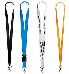 Schlüsselbänder Lanyards bedruckt mit Werbung als Werbeartikel