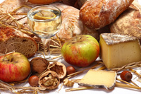 K&auml;se-Apfel-Salat - ein herbstliches Rezept der Kr&auml;uterp&auml;dagogin Sieglinde Bobinger-Widmann