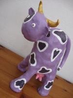 vache en céramique, hauteur 40 cm vache en céramique, hauteur 40 cm