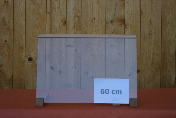 60cm lang mit 2 Holzf&uuml;ssen