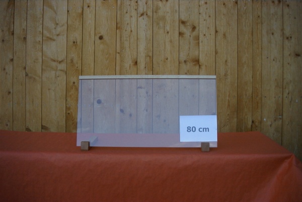 80cm lang mit 2 Holzf&uuml;ssen