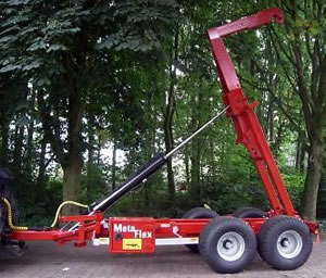 Metsjö MetaFlex11, Hakenanhänger, Hakengerät, Wechselanhänger, Transportanhänger