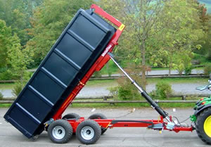 Metsjö MetaFlex16, Hakenanhänger, Hakengerät, Wechselanhänger, Transportanhänger