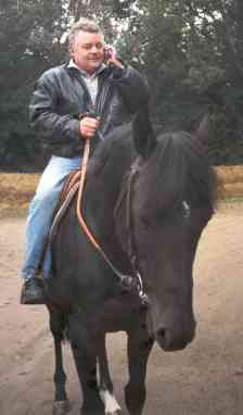 Trainer mit Handy