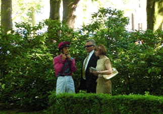 Reitorder im Führring in Hoppegarten Mai '08
