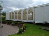 6 x 15m Party-Zelte in gehobener Ausf�hrung aus PVC