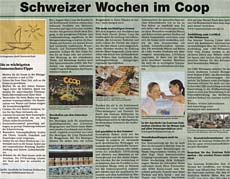 Schweizer Wochen im Coop