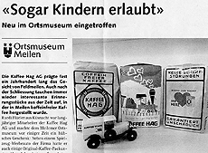 Sogar Kindern erlaubt