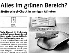 Alles im gr&uuml;nen Bereich?