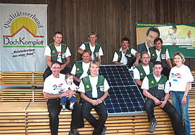 Das DachKomplett Team der Zimmerei Mersch.