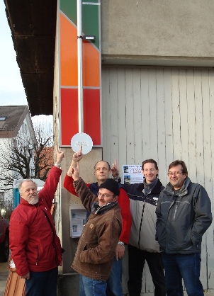 Das Spendenbarometer "kratzt schon am Gr&uuml;n-Bereich"