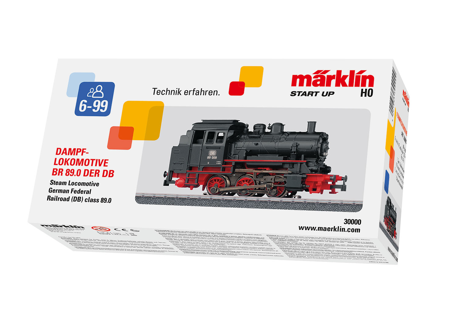 Märklin 30000 - DB Dampflokomotive BR 89.0, #009, Ep. III