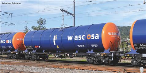 Piko 54758 - Knickkesselwagen, Wascosa, Ep. VI, #071-0, orange/blau