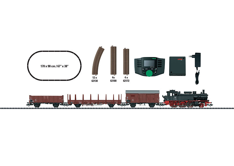 Trix 21528 - Digital-Startpackung "DB Güterzug mit BR 74", Ep. III