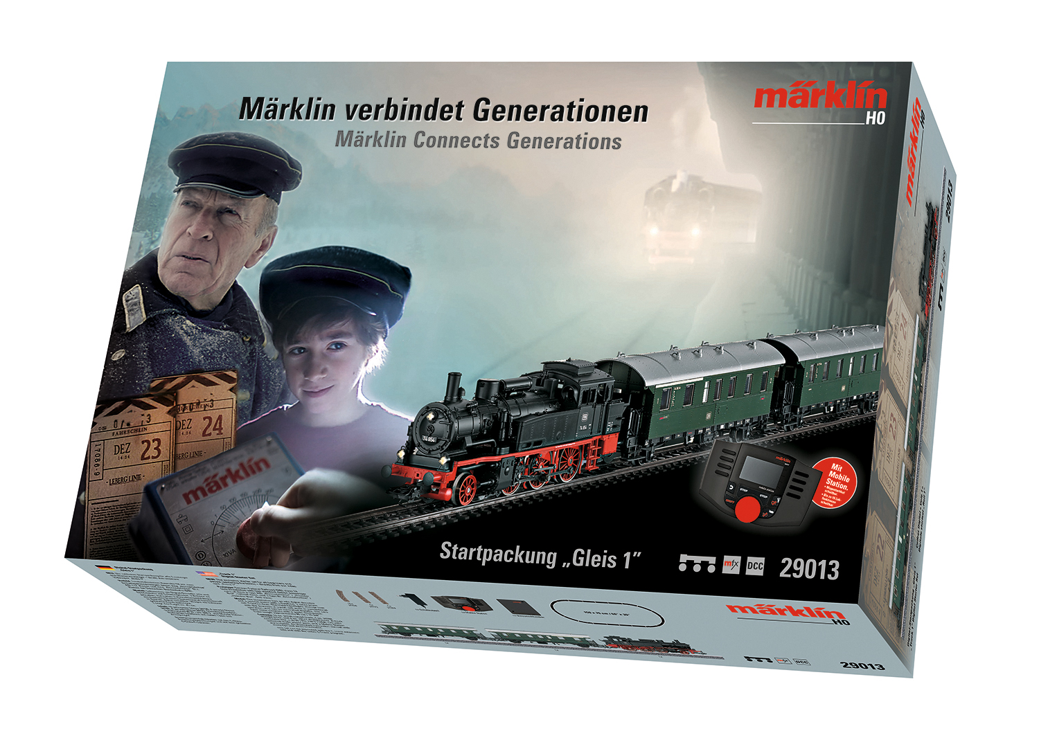 Märklin 29013 - DB Digital-Startpackung "Gleis 1" (3-teilig inkl. Gleise und Mobile-Station)