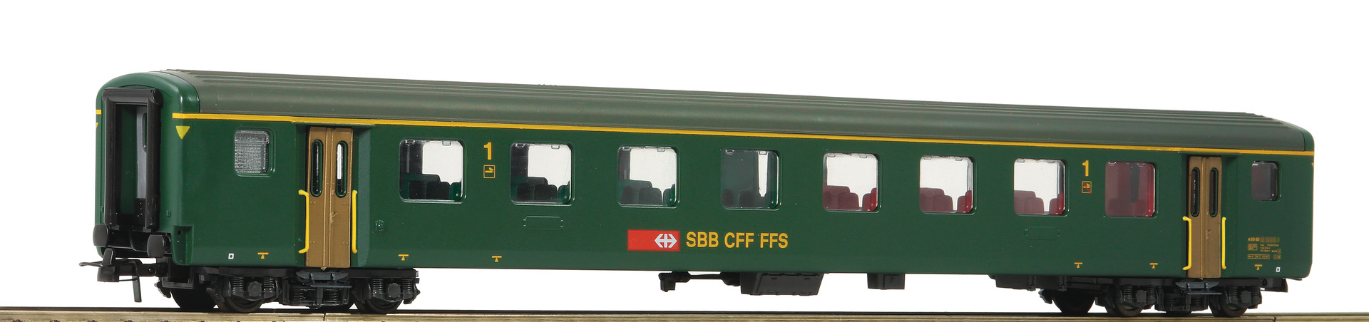 Roco 74569, SBB Schnellzugwagen, EW II, 1. Klasse, Bauart A, Ep. V