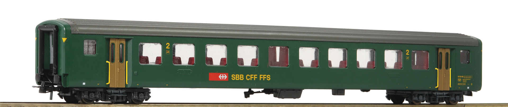 Roco 74571, SBB Schnellzugwagen, EW II, 2. Klasse, Bauart B, Ep. V