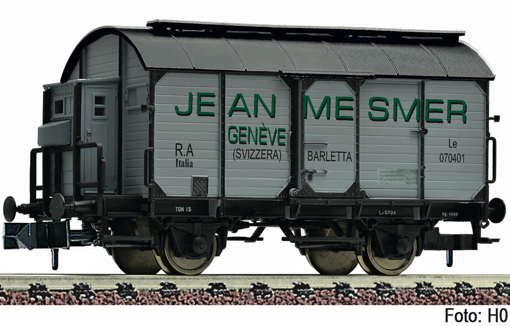 Fleischmann 845711, Spur N, Rete Adriatica/SFM , Weinfasswagen „JEAN MESMER“, Ep. I