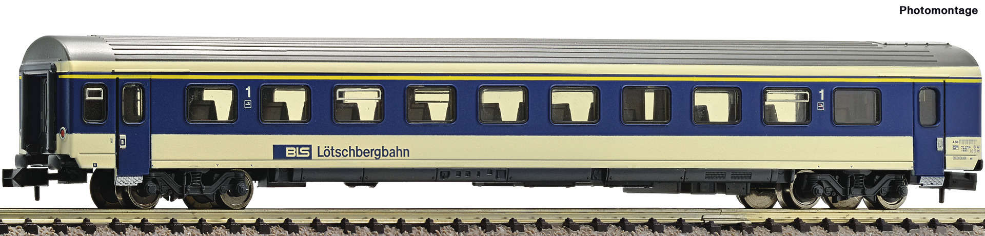 Fleischmann 890208, N, BLS Reisezugwagen 1. Klasse, EW IV, Ep. V
