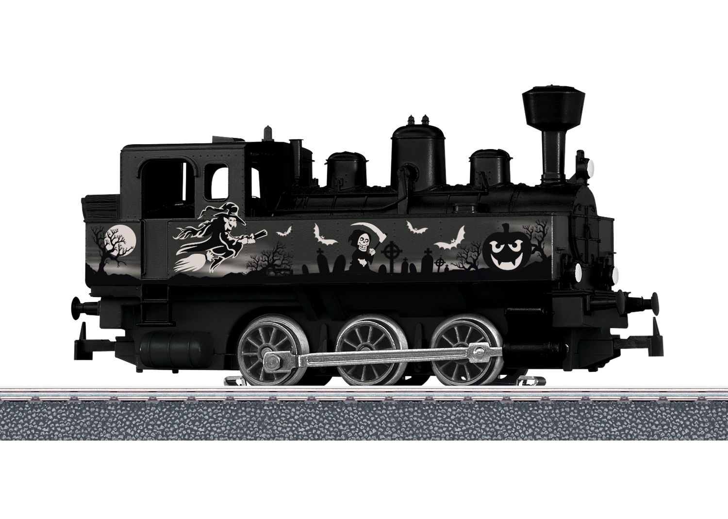 Märklin „Start UP“ (H0) 36872, Dampflokomotive Halloween - Glow in the Dark
