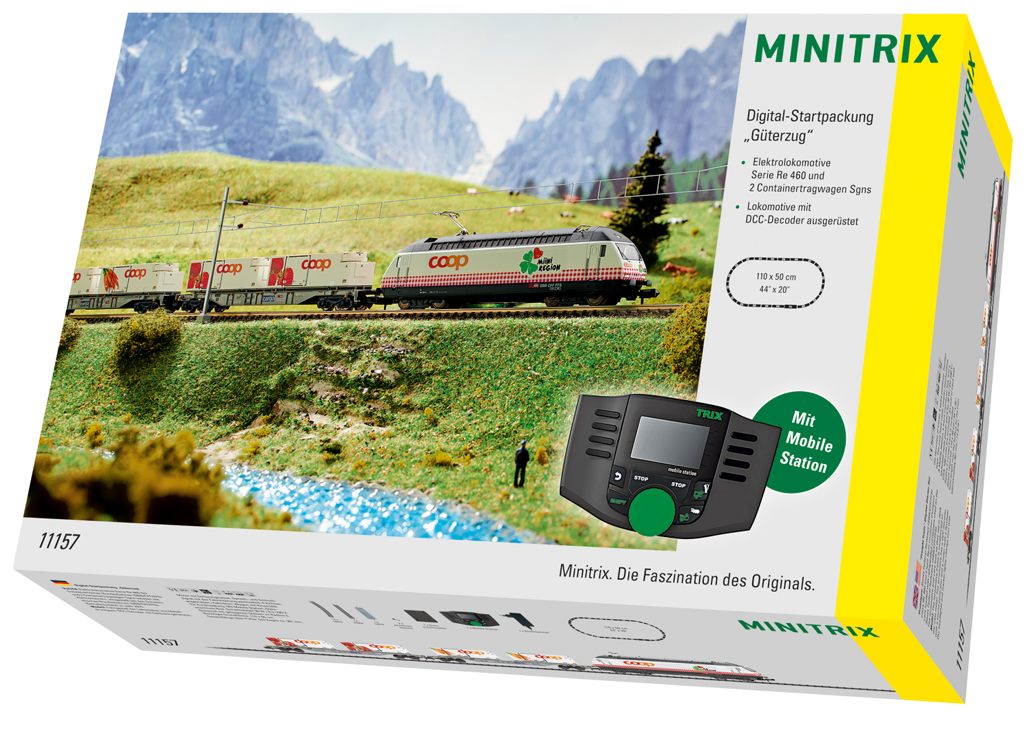 Minitrix 11157, SBB Digital-Startpackung "Güterzug", digital m. Sound