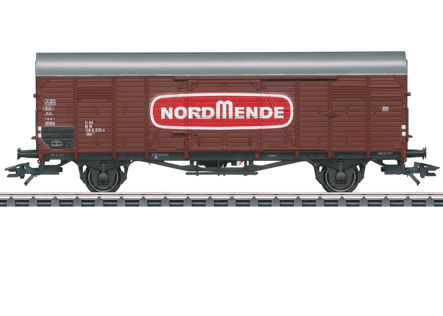 Märklin 46156, DB gedeckter Güterwagen Gbkl 238 „Nordmende“, Ep. IV, braun