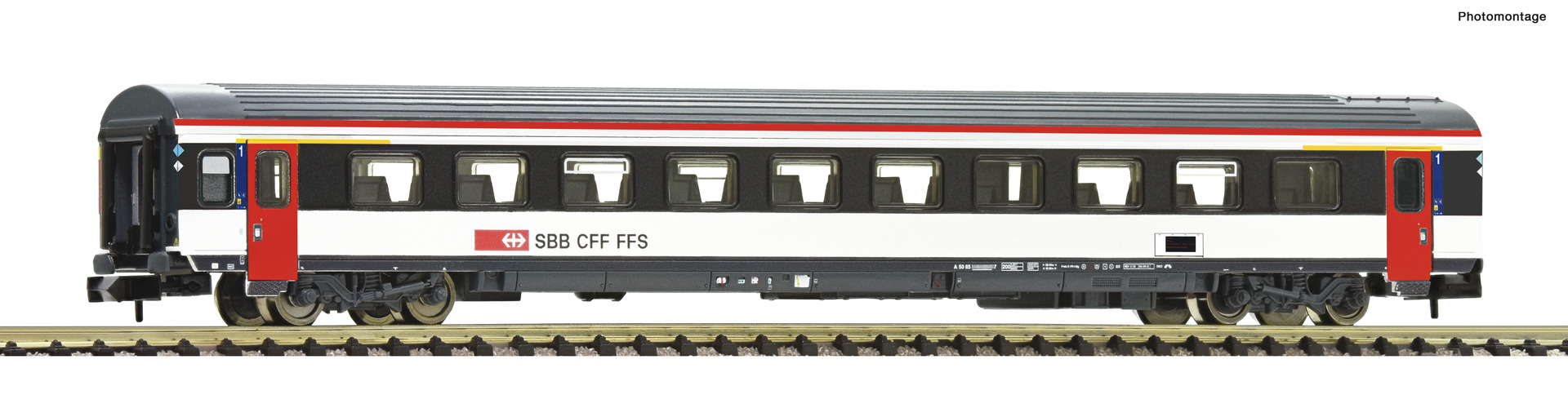 Fleischmann 6260014, Spur N, SBB Reisezugwagen 1. Klasse, EW IV, Ep. VI