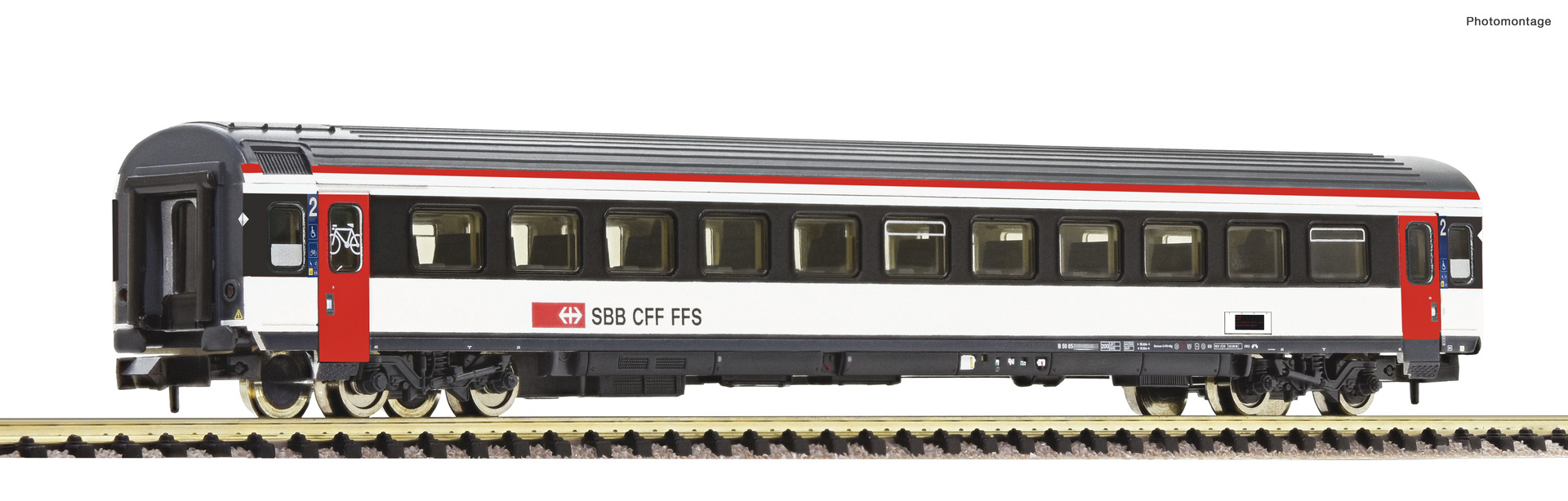 Fleischmann 6260016, Spur N, SBB Reisezugwagen 2. Klasse, EW IV, Ep. VI