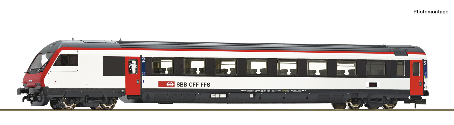 Fleischmann 6260018, Spur N, SBB Steuerwagen 2. Klasse für EW-IV-Pendelzüge