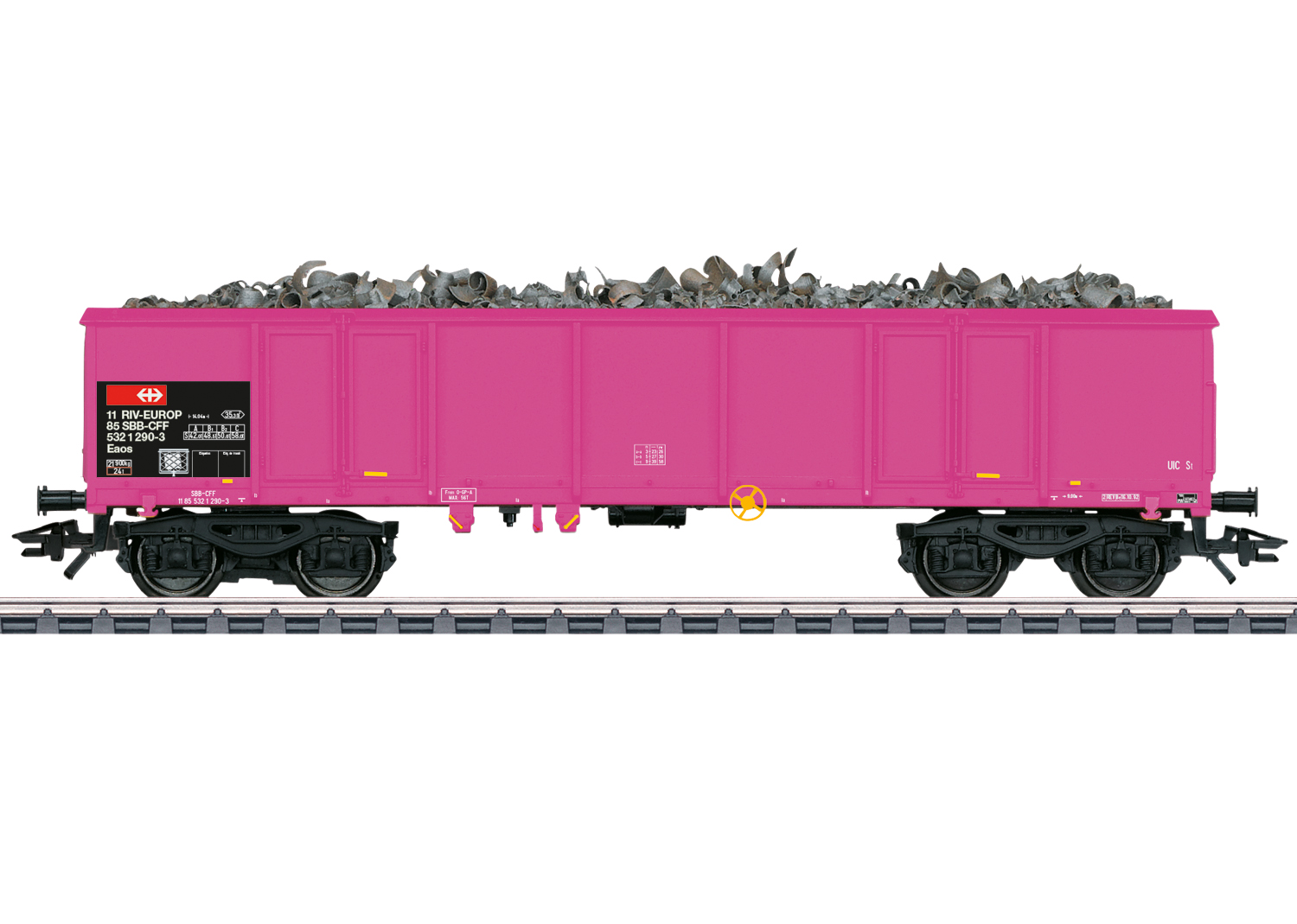 Märklin 46918, SBB Offener Güterwagen Eaos, Ep. IV, pink/rosa