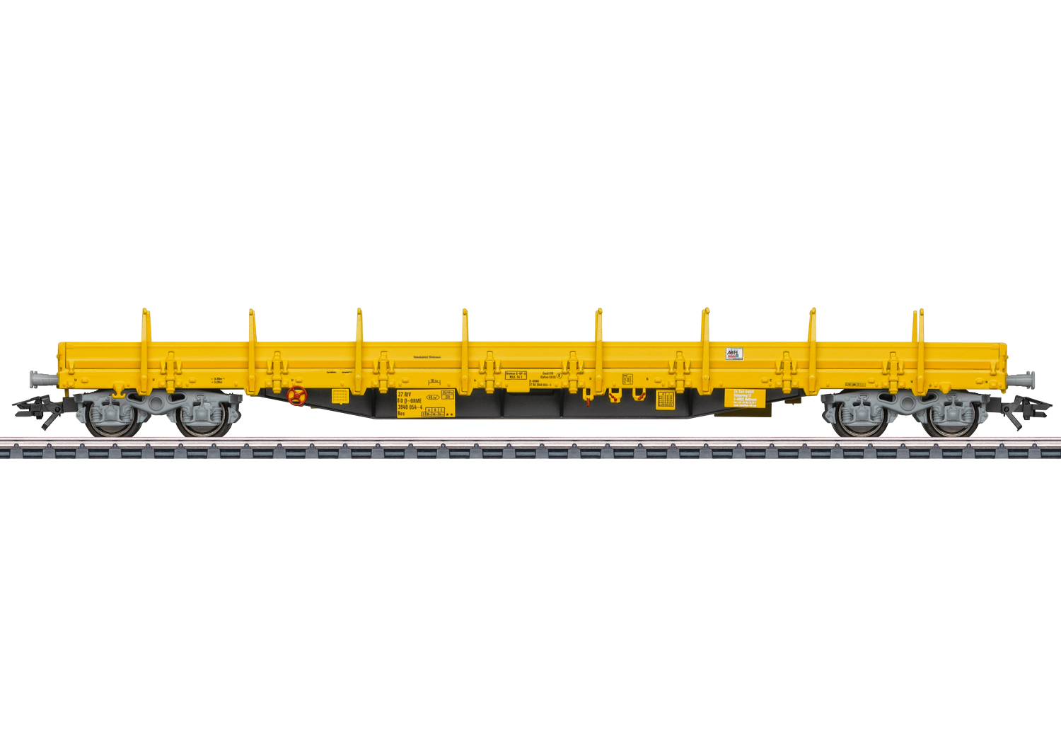 Märklin 47100, On Rail GmbH -> SBB Infra, Niederbordwagen Res, Ep. VI, gelb