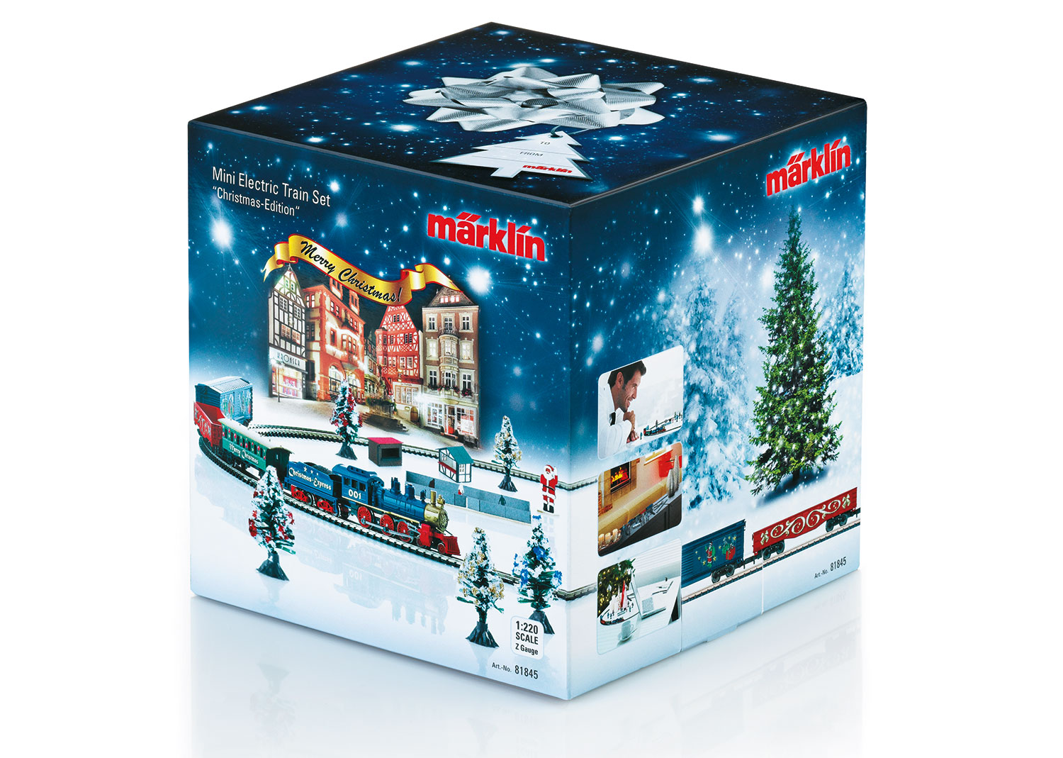 Märklin Z 81845, Weihnachts-Startpackung, Dampfgüterzug mit Gleisoval, analog